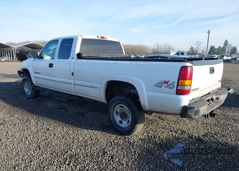 2001 GMC Sierra 2500Hd Sle from USA, damaged, VIN 1GTHK29G11E331585